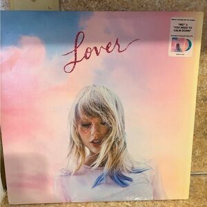Taylor Swift Lover Vinyl Record 2 LP Pink & Blue